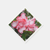 Dubbele rode en witte Azaleas Spring Floral Servet (Hoek)