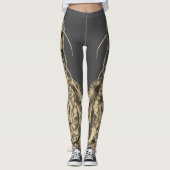 Dubbele Sepia Octopus op de Leggings van de late g (Voorkant)