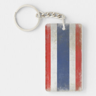 Dubbele Sleutelhanger met noodlijdende Thailand Fl