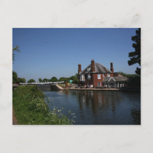 Dubbele sloten in, Exeter, Devon, VK Briefkaart