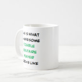 dubbele solitaire speler, geweldige koffiemok (Voorkant links)