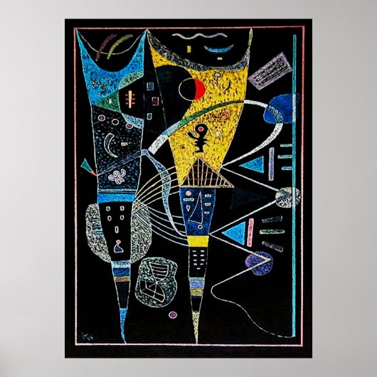 Dubbele spanning van Basil Kandinsky Poster (Voorkant)
