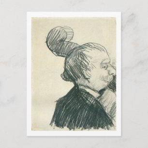 Dubbele speler (F1244cv) Van Gogh Fine Art Briefkaart