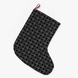 Dubbele Spiraal Keltisch Patroon Grote Kerstsok