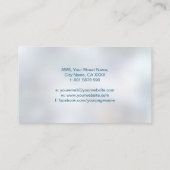 Dubbele Spiraal Nautilus Shell Visitekaartje (Achterkant)