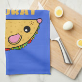 Dubbele Taco Rat Keukenhanddoek (Quarter Fold)