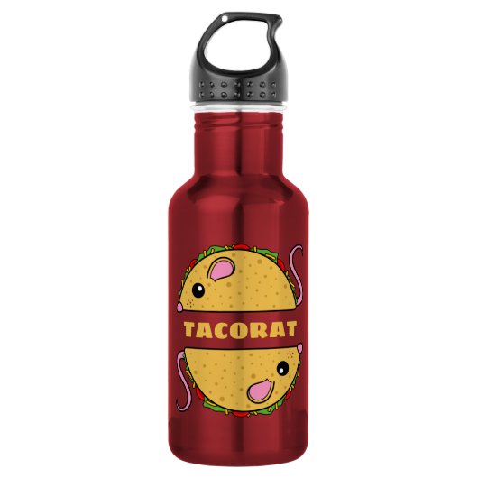 Dubbele Taco Rat Water Fles (Voorkant)