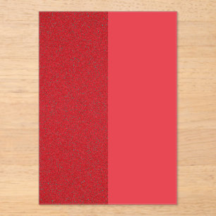 Dubbele Tone Tomaat Rood Acryl Uitnodiging (Custom Uitnodigingen
