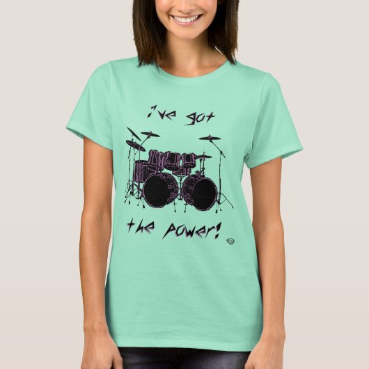 Dubbele trommelkracht! t-shirt (Voorkant)