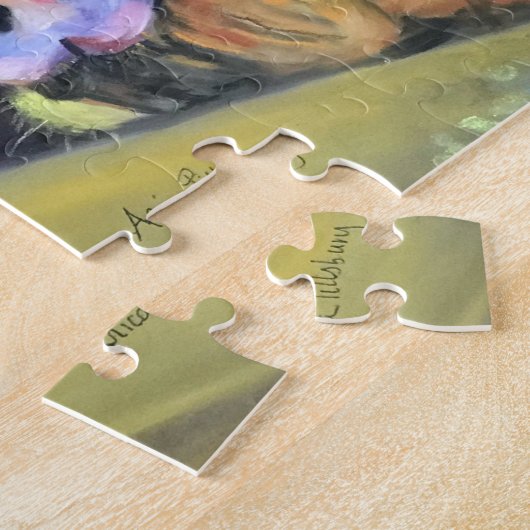 Dubbele Trouble Piglet Puzzle Legpuzzel (Zijkant)