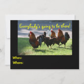 Dubbele uitnodiging, rooster kaart (Achterkant)