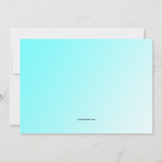 Dubbele uitnodiging voor Afstuderen (Achterkant)