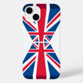 Dubbele Unievaartuig, Britse vlag in 3D Case-Mate iPhone Case (Achterkant)