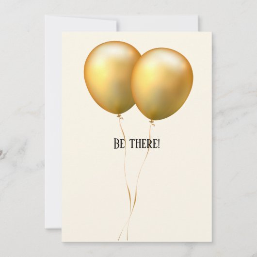 Dubbele Viering Gezamenlijke Verjaardag Goud en Zw Kaart (Achterkant)