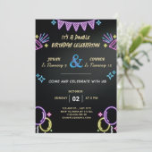 Dubbele Viering Verjaardag Kaart (Staand voorkant)