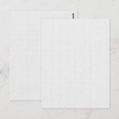 Dubbele visitekaartjes | Bifold- en accordeonstijl Briefkaart (Voorkant / Achterkant)