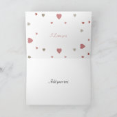 Dubbele Wenskaart Kaart (Binnen)