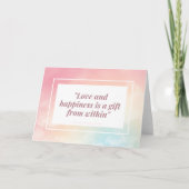 Dubbele wenskaart kaart (Voorkant)