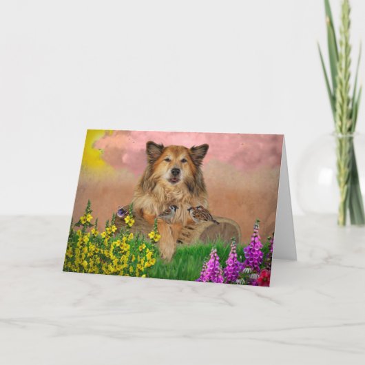 Dubbele wenskaart kaart (Voorkant)