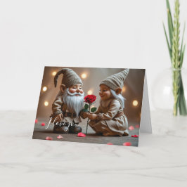 Dubbele wenskaart Valentijn Kaart