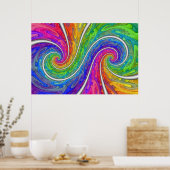 Dubbele wervelkolom poster (Keuken)