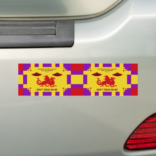 DUBBELE WINKEL/TOEKOMSTIGE BANNER BUMPERSTICKER (Op auto)