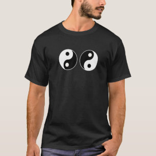 Dubbele Ying Yang Feng Shui Yin Yang T-shirt