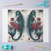 Dubbele zeemeerminnen tissuepapier (Craft)