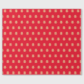 Dubbelgeluk Chinese bruiloft Cadeaupapier (Vlak)