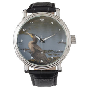 Dubbelkuif-aalscholver Horloge