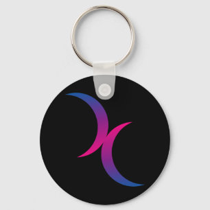 Dubbelmaanmanen Sleutelhanger