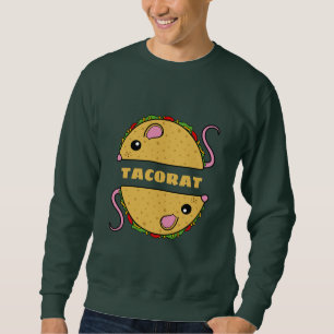 DubbelTaco Rat Sweatshirt (gele tekst)