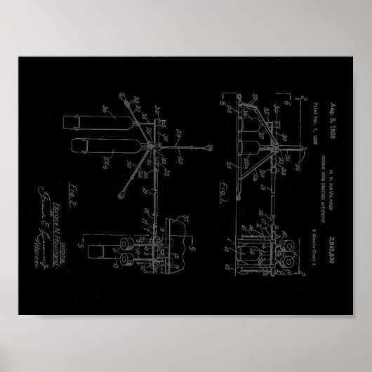 Dubbeltrommelbedekking Poster (Voorkant)