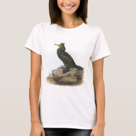 Dubbelvoudig gespleten aalscholver van Audubon T-shirt