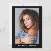 Dubbelzijdig 4-fotomodel Actor Comp Zed Card 5x7 Kaart (Voorkant)