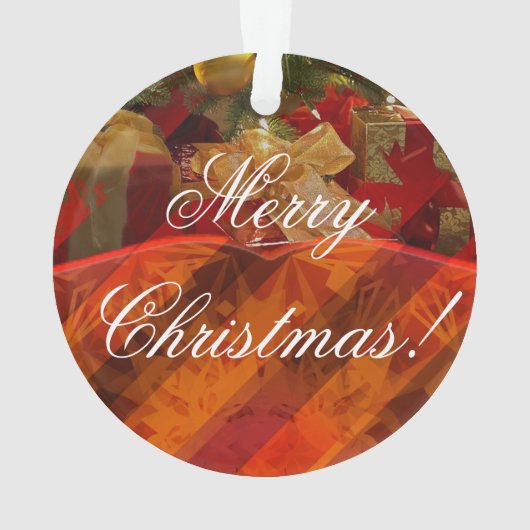 Dubbelzijdig Afbeelding- en kerstkerstversiering Ornament (achterkant)