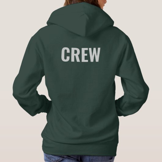 Dubbelzijdig afdrukken Logo tekst toevoegen Womens Hoodie (Achterkant)