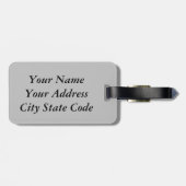 Dubbelzijdig bagagelabel (Achterkant horizontaal)