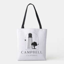 Dubbelzijdig Campbell California tas