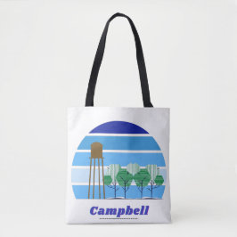 Dubbelzijdig Campbell California tas