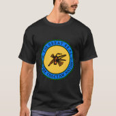 Dubbelzijdig Choctaw Nation Flag Choctaw T-shirt (Voorkant)