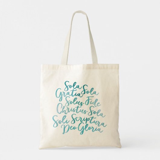 Dubbelzijdig de vijf Solas-Canvas tas (Achterkant)
