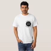 Dubbelzijdig gepersonaliseerd bedrijf Logo Persone T-shirt (Voorkant volledig)