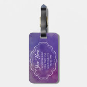 Dubbelzijdig groen dragonfly-Bagagelabel Bagagelabel (Achterkant verticaal)