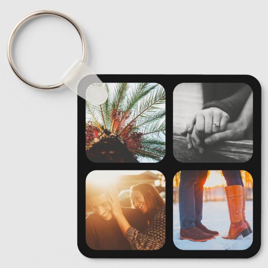 Dubbelzijdig metaal 8 Sleutelhanger voor het uitli (Voorkant)