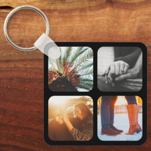 Dubbelzijdig metaal 8 Sleutelhanger voor het uitli