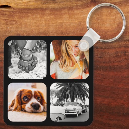 Dubbelzijdig metaal 8 Sleutelhanger voor het uitli (Achterkant)