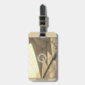 Dubbelzijdig muziekstuk voor autische rails bagagelabel (Voorkant verticaal)