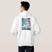 Dubbelzijdig ontwerp Nyc Yellow Taxi New York Mann Hoodie (Achterkant volledig)