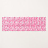 Dubbelzijdig: Roze luipaard en roze zebra Afdrukke Yogamat (Voorkant (horizontaal))